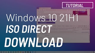 Windows 10 21H1 ISO file direct download WITHOUT Media Creation Tool [upl. by Liw399]