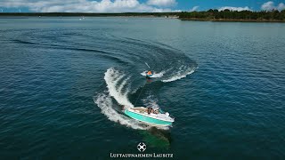 Bootstour mit Funtube auf dem Geierswalder See im Lausitzer Seenland [upl. by Imuy]