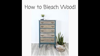 Learn How to Bleach and Lighten Wood [upl. by Lohrman]