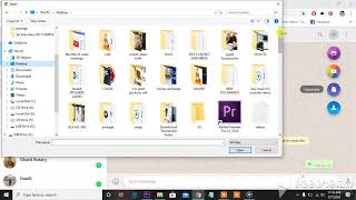 how to send Document file on whatsapp from LAPTOP or PC [upl. by Gish]