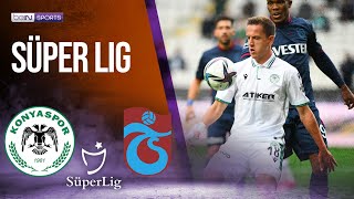 Konyaspor vs Trabzonspor  SÜPER LIG HIGHLIGHTS  9232021  beIN SPORTS USA [upl. by Yeargain]