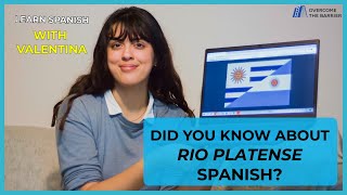 Speaking Rioplatense Spanish 🤔 Slang and pronunciation [upl. by Nolrah]