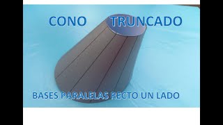 CONO TRUNCADO o reducción excéntrica [upl. by Dylane374]