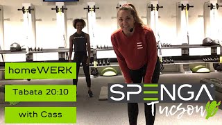 SPENGA Tucson HomeWERK  Tabata 2010 Strength with Cass [upl. by Scheider]