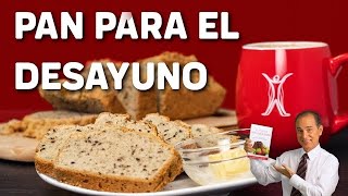 Receta De Desayuno Pan De Almendras Tipo A  Come Y Adelgaza [upl. by Rudwik]