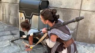 Rey And Younglings Hide From Stormtroopers in Galaxys Edge ReUpload [upl. by Autumn]