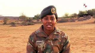 The SANDF celebrating our youth Cpl Moilwa [upl. by Cardie919]