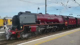 LMS 6233 Duchess of Sutherland  The Windsor Flyer DBLM Steam [upl. by Lamonica]