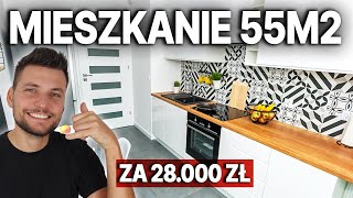 Mieszkanie 55m2 pod wynajem wykończone za 28000 zł  DOMINIKMALUJE 5 [upl. by Lauraine]