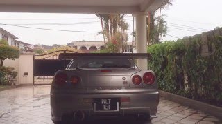 R34 GTR Nismo Spec Pro Exhaust [upl. by Gorrian]