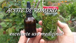 Como Hacer Aceite De Romero SUPER FACIL Y RAPIDO [upl. by Eissirk495]