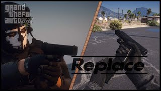 Remplacer les armes de Gta 5 en Vraie armes [upl. by Akcinehs]