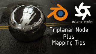 Part 3 Triplanar Node and Mapping Tips in Blender and Octane [upl. by Rotce]