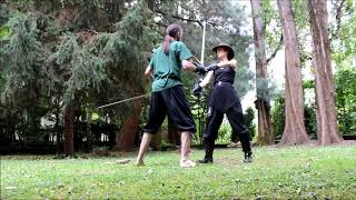 Longsword techniques from the bind [upl. by Eemia]