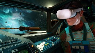 Star Wars Squadrons VR Gameplay Review [upl. by Etnemelc]