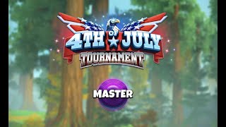 Master  Hole 6 Eagle  4th of July Tournament QR Golf Clash [upl. by Cope608]