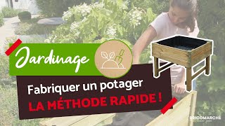 Comment créer un carré potager   Bricomarché [upl. by Htirehc559]