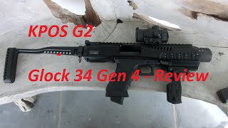 Fab Defense KPOS G2 with Glock 34 Gen 4  Review amp Shooting [upl. by Hecht]