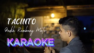 RIANDA Tacinto gadih rambang mato karaoke KARAOKE [upl. by Anipsed916]