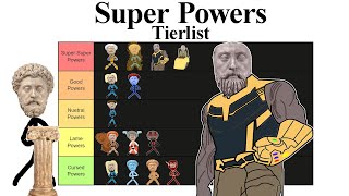 Super Powers Tierlist [upl. by Giavani]