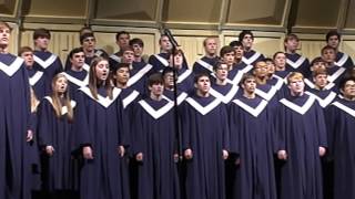 Harding Academy Chorus  Power in the Blood [upl. by Eninnej]