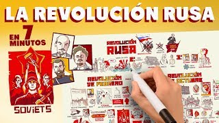 La Revolución Rusa en 7 minutos [upl. by Siraf]