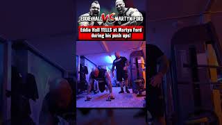 Eddie Hall YELLS at Martyn Ford [upl. by Viviene]