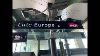 How to change Trains at Lille Europe for Disneyland Paris [upl. by Laurie841]