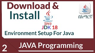 Java environment setup  download and install JDK 18 Java tutorials for beginner [upl. by Youlton]