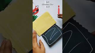 DIY Christmas popup card  Christmas greeting card making easy  Merry Christmas card shorts [upl. by Utir]