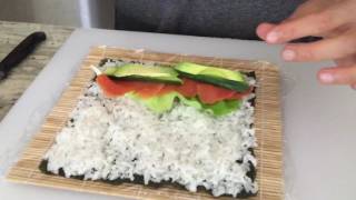 Homemade Maki Rolls DIY Sushi [upl. by Baillie566]