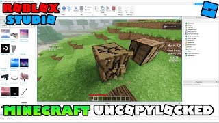 ROBLOX MINECRAFT UNCOPYLOCKED FIXED  SAVING [upl. by Orofselet]