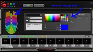 how to change RGB animation of Bloody Mice [upl. by Jobina]