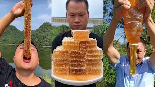 ASMR Eating Best Asmr Honeycomb [upl. by Langer]