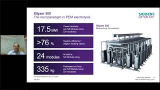 Chirag K Shah Siemens Energy  PEM electrolyser technology Flexible efficient and scalable [upl. by Esinehs]