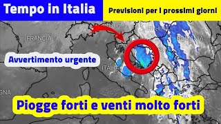 Previsioni meteo in Italia per mercoledì 11 settembre 2024 e i prossimi giorni [upl. by Nnael]