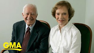 Jimmy and Rosalynn Carter discuss their extraordinary 75year marriage  GMA [upl. by Adnoraj695]