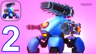 Little Big Robots Mech Battle  Gameplay Walkthrough Part 2 DestrierRhinoFujin iOS Android [upl. by Brote]