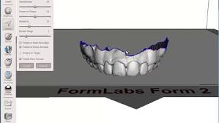 MeshMixer How to add a base to a Dental model [upl. by Aelhsa]