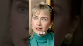 Set Falls onto Hillary as Shes Slandering a Woman Bill had an Affair with in 1992 [upl. by Nomar]