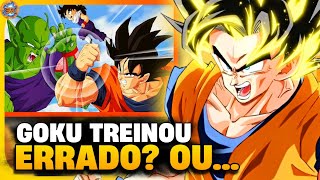 POR QUE GOKU NÃO FICOU TÃO PODEROSO TREINANDO COM PICCOLO E GOHAN POR 3 ANOS [upl. by Eceinej]