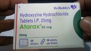 Atarax 25 MG Tablet Review [upl. by Anuahsat]