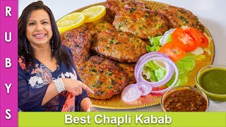 Best Chicken Chapli Kabab Recipe Easy amp Delicious in Urdu Hindi  RKK [upl. by Yrojram]