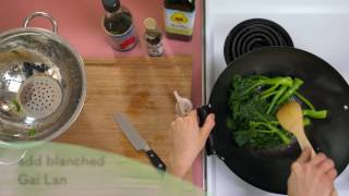 Gai Lan Chinese broccoli Sage Yourself [upl. by Eelibuj]