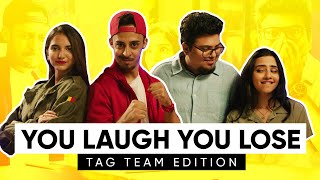 You Laugh You Lose  Tag Team Edition  Ft Aishwarya Suresh amp Thatmalluchick  Jordindian [upl. by Lauretta]