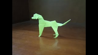 How To Fold Origami Dog Easy [upl. by Hairas]