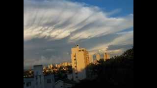 Time lapse  evolução de um CB cumulus nimbus [upl. by Ainesy]