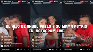 El hijo de Anuel AA Pablo y su mamá Astrid en Instagram live 😍trending [upl. by Ermengarde]