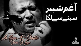 Muharram Qawwali  Aa Ghum E Shabbir Seene Se Laga  Ustad Nusrat Fateh Ali Khan  OSA Islamic [upl. by Gignac]