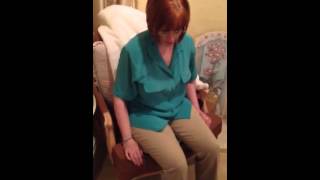 Shaking due to weakness in right leg from Dystonia [upl. by Adnoyek]